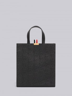 Bolso Tote Thom Browne Pebble Grain Leather Small Multifunctional Backpack Hombre Negras | QLC38U92339
