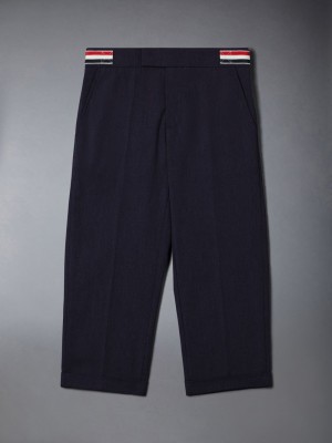 Pantalon Thom Browne Typewriter Track Niña Gris | EXL38Y99143