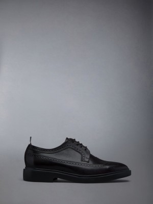 Zapatos Brogue Thom Browne LONGWING W/ LIGHTWEIGHT RUBBER SOLE IN BOX CALF Hombre Marrones | YKD32J78204