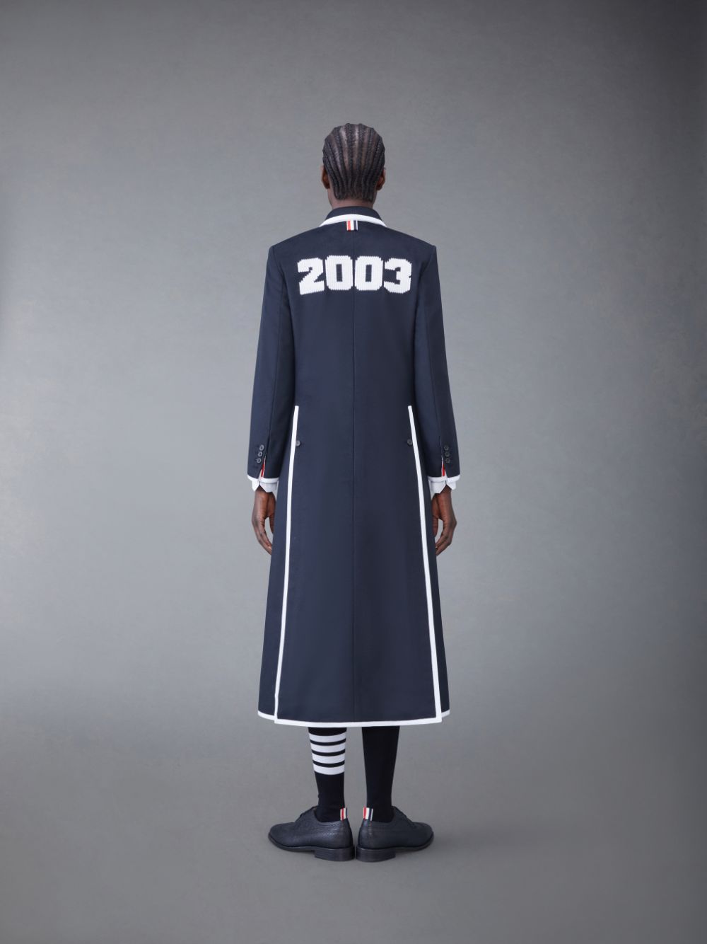 Abrigos Thom Browne CASHMERE 2003 HIGH ARMHOLE CHESTERFIELD Mujer Azules | PTC88O65946
