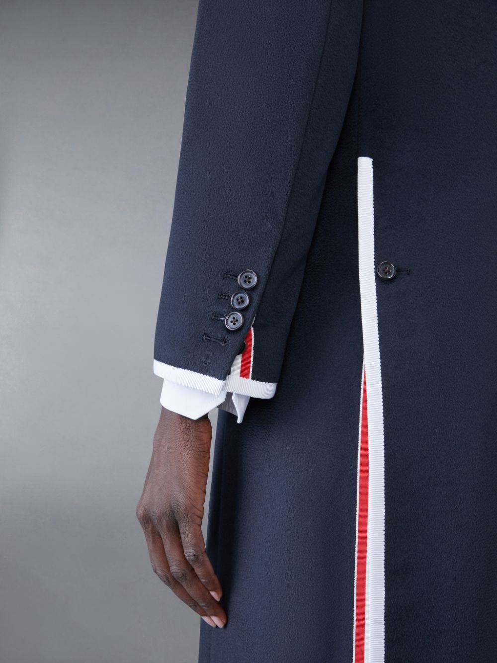 Abrigos Thom Browne CASHMERE 2003 HIGH ARMHOLE CHESTERFIELD Mujer Azules | PTC88O65946