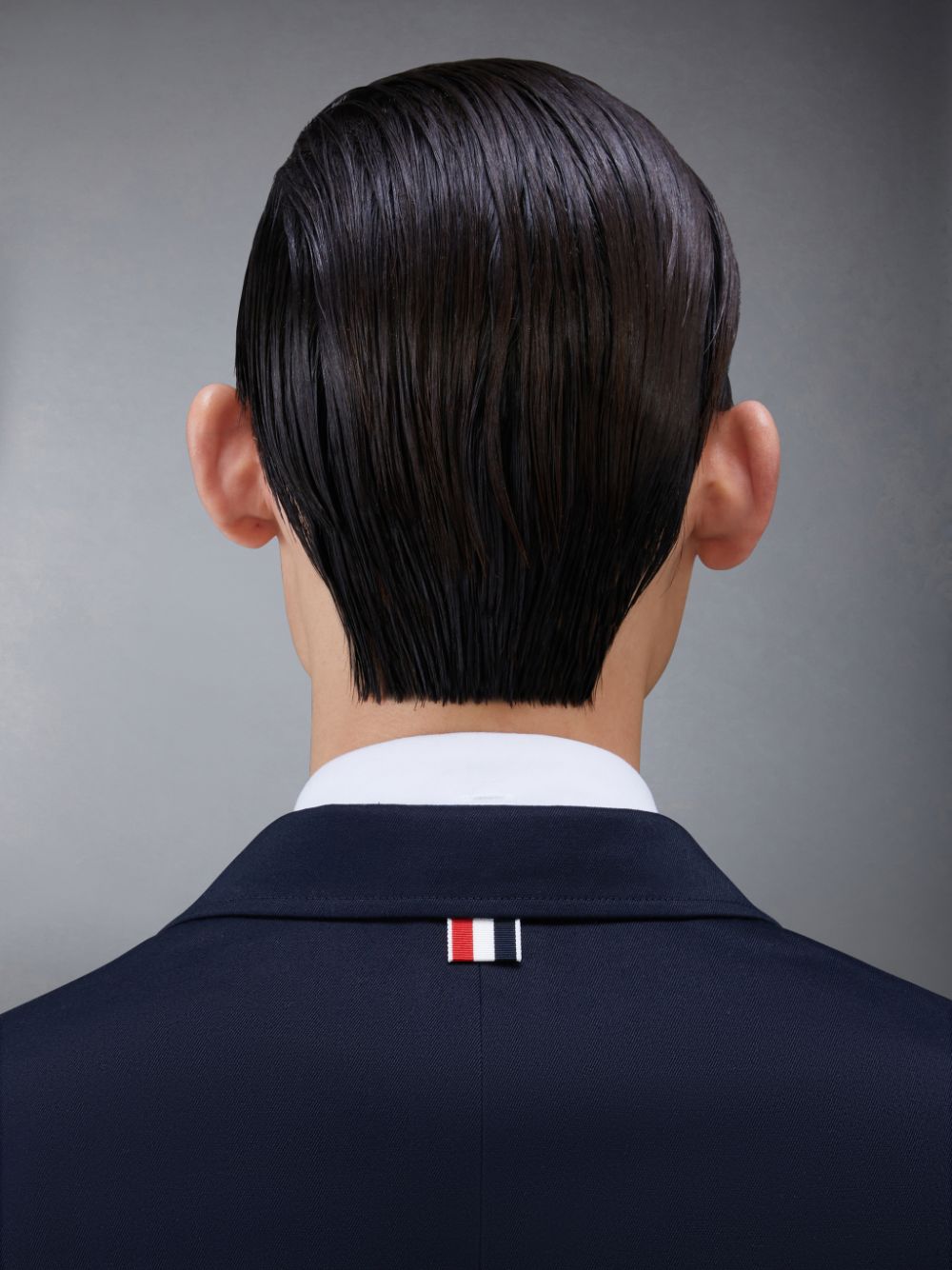 Abrigos Thom Browne Cotton Twill 4-Bar Unconstructed Classic Sport Hombre Azules | WSA31A06644