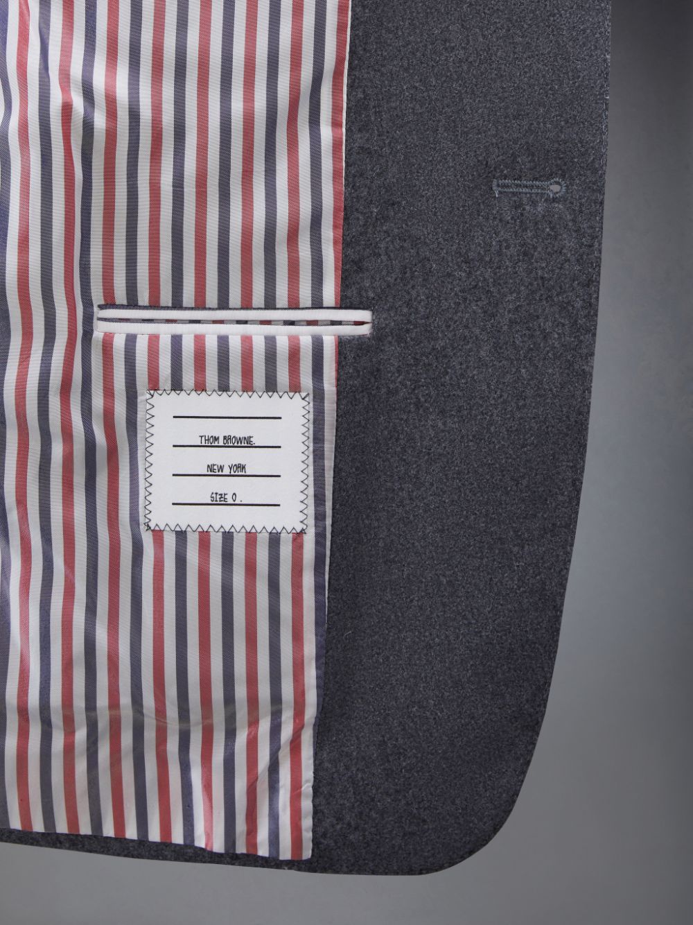 Abrigos Thom Browne Flannel 4-Bar Classic Sport Hombre Gris | WBA24K80522