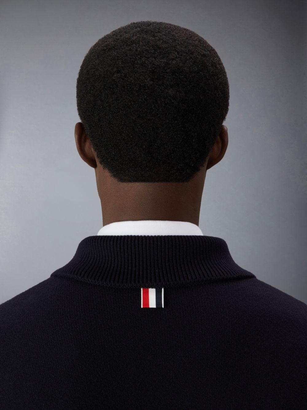 Abrigos Thom Browne Merino Wool 4-Bar Car Hombre Azules | IMA17W96610