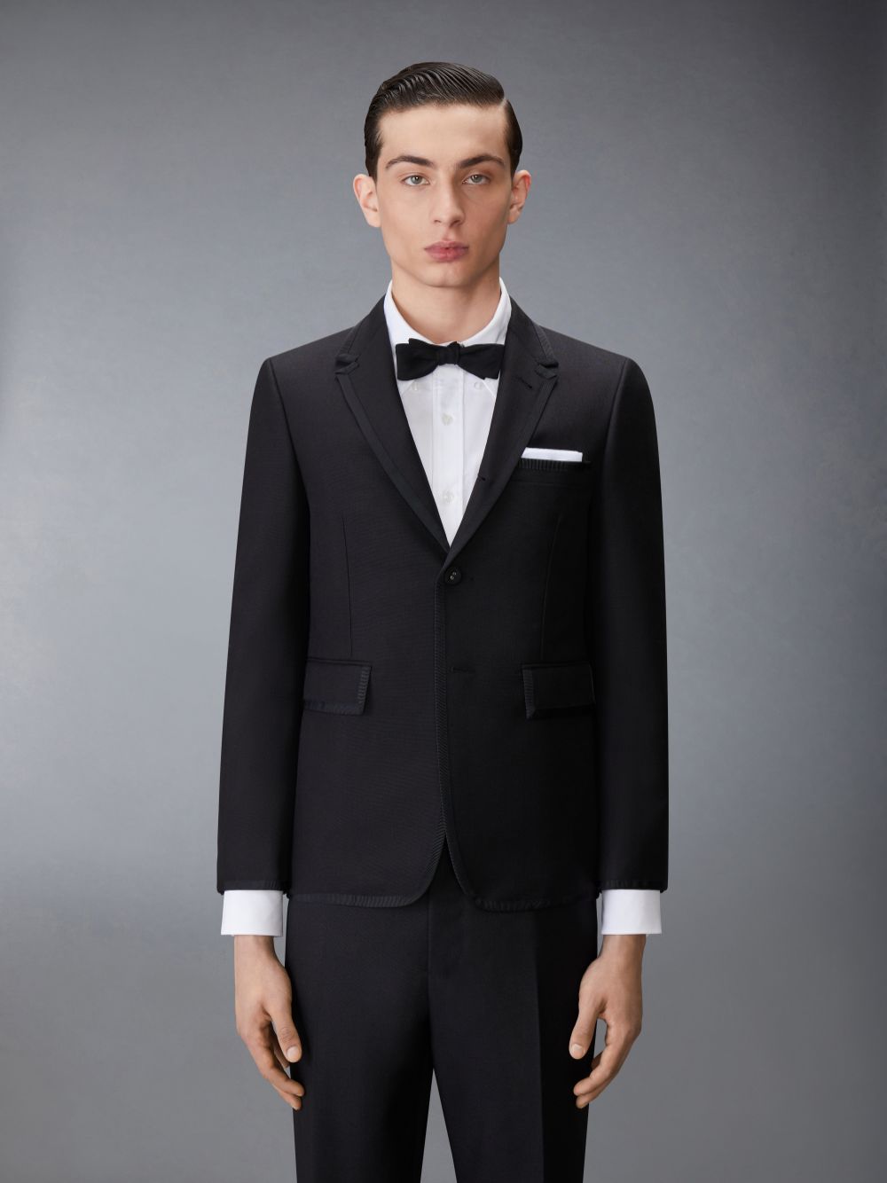 Abrigos Thom Browne Mohair Classic Sport Hombre Negras | VFG58E08836