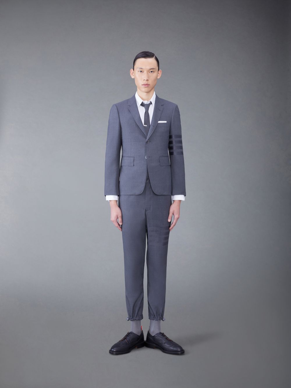Abrigos Thom Browne PLAIN WEAVE SUITING 4-BAR CLASSIC SPORT Hombre Gris | IEH86E62971