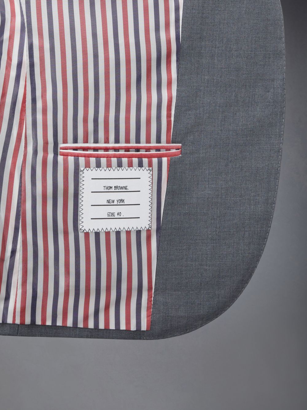 Abrigos Thom Browne Plain Weave 4-Bar High Armhole Sport Mujer Gris | ENR98Y45700
