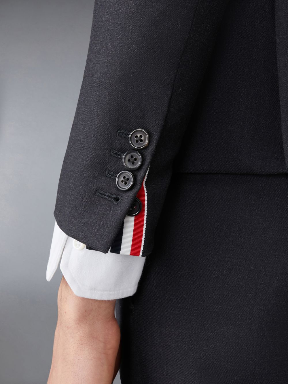 Abrigos Thom Browne Twill High Armhole Sport Hombre Negras | FIC58O07414