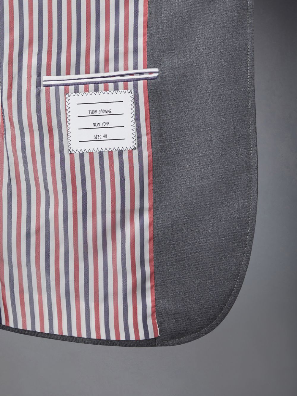 Abrigos Thom Browne Twill Sack Sport Mujer Gris | BLX86T69943
