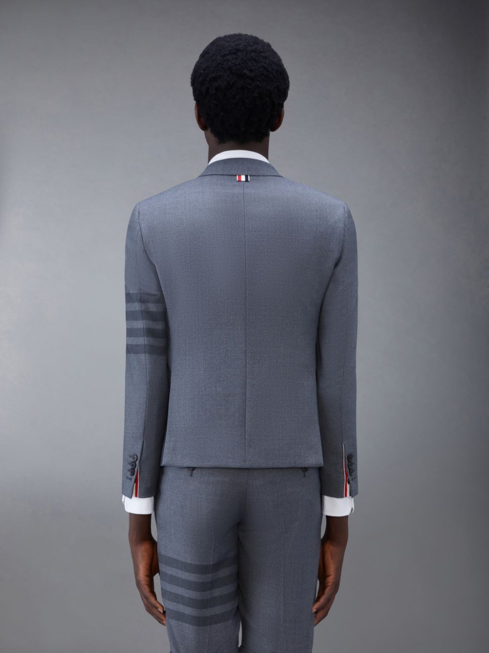 Abrigos Thom Browne Twill School Uniform 4-Bar High Armhole Sport Hombre Gris | SBJ37U68081