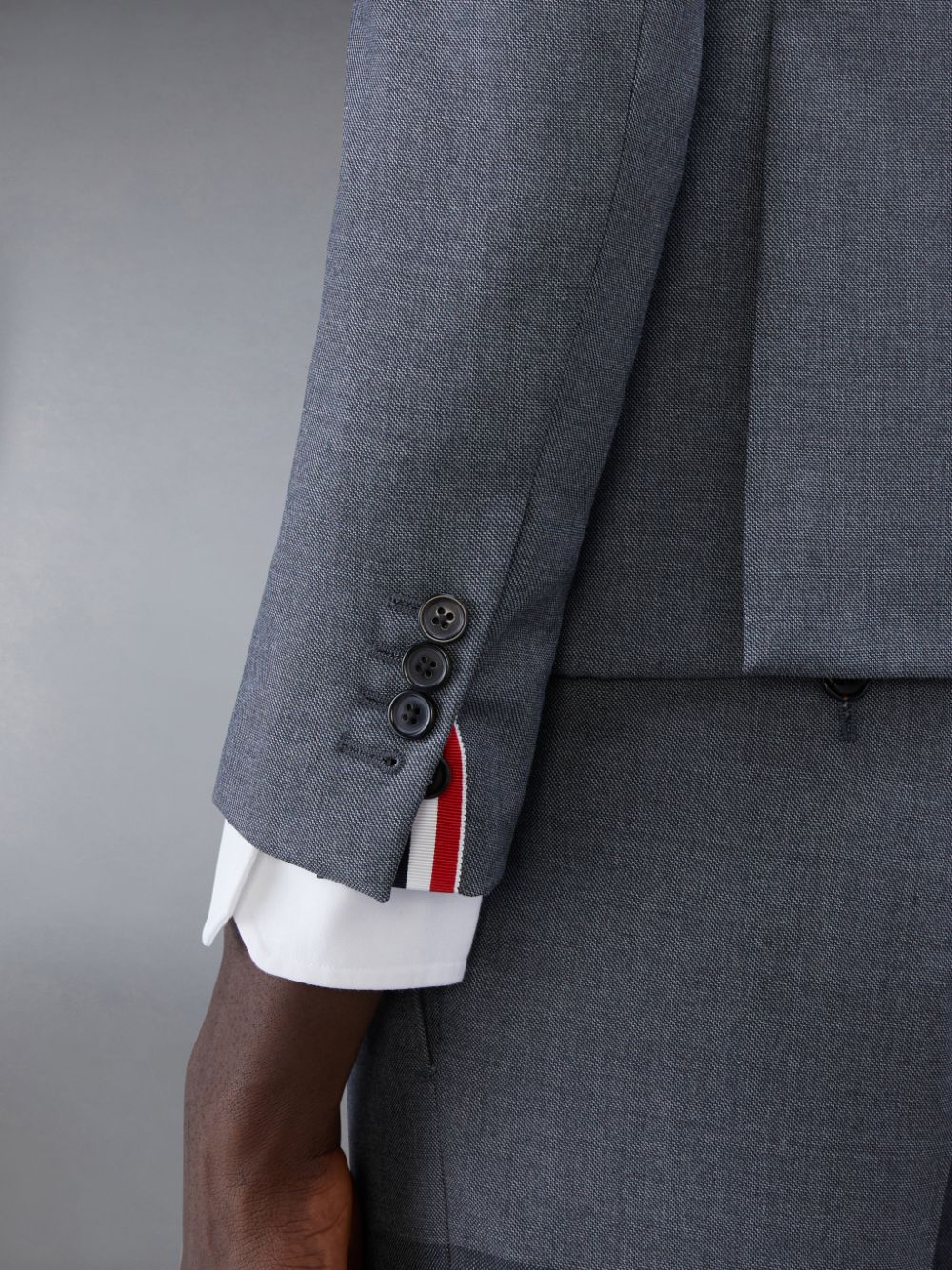 Abrigos Thom Browne Twill School Uniform 4-Bar High Armhole Sport Hombre Gris | SBJ37U68081