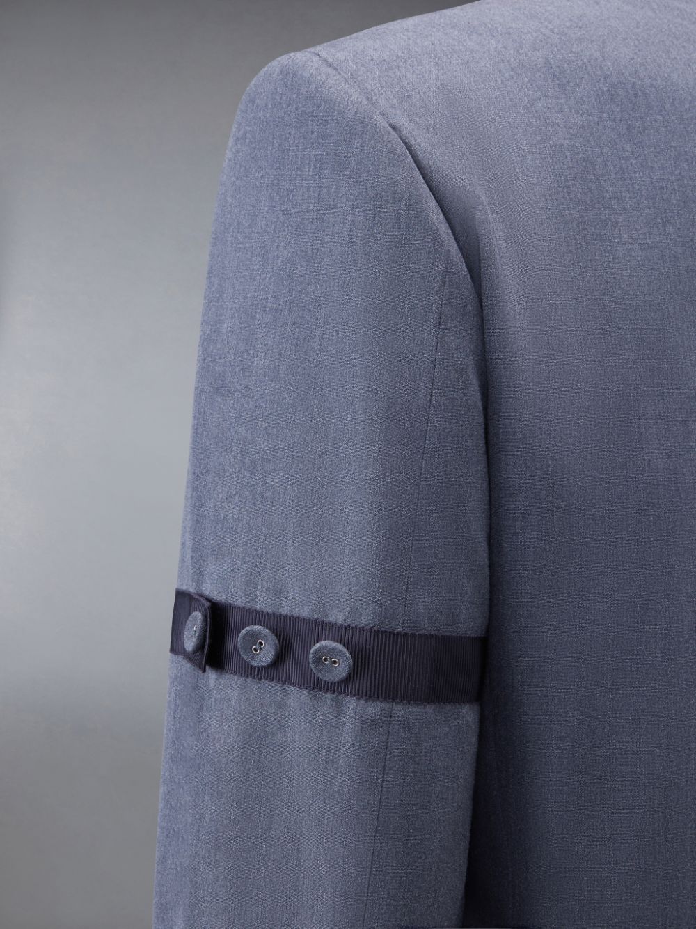 Abrigos Thom Browne Typewriter Cloth Armband Sport Hombre Gris | SGR03I85298