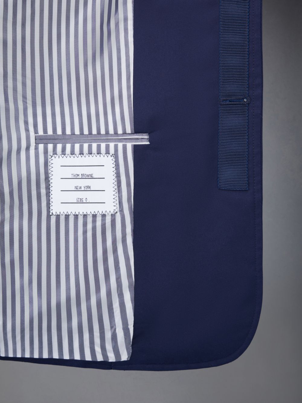 Abrigos Thom Browne Typewriter Cloth Armband Straight Fit Sport Hombre Azules | IJT67C81688