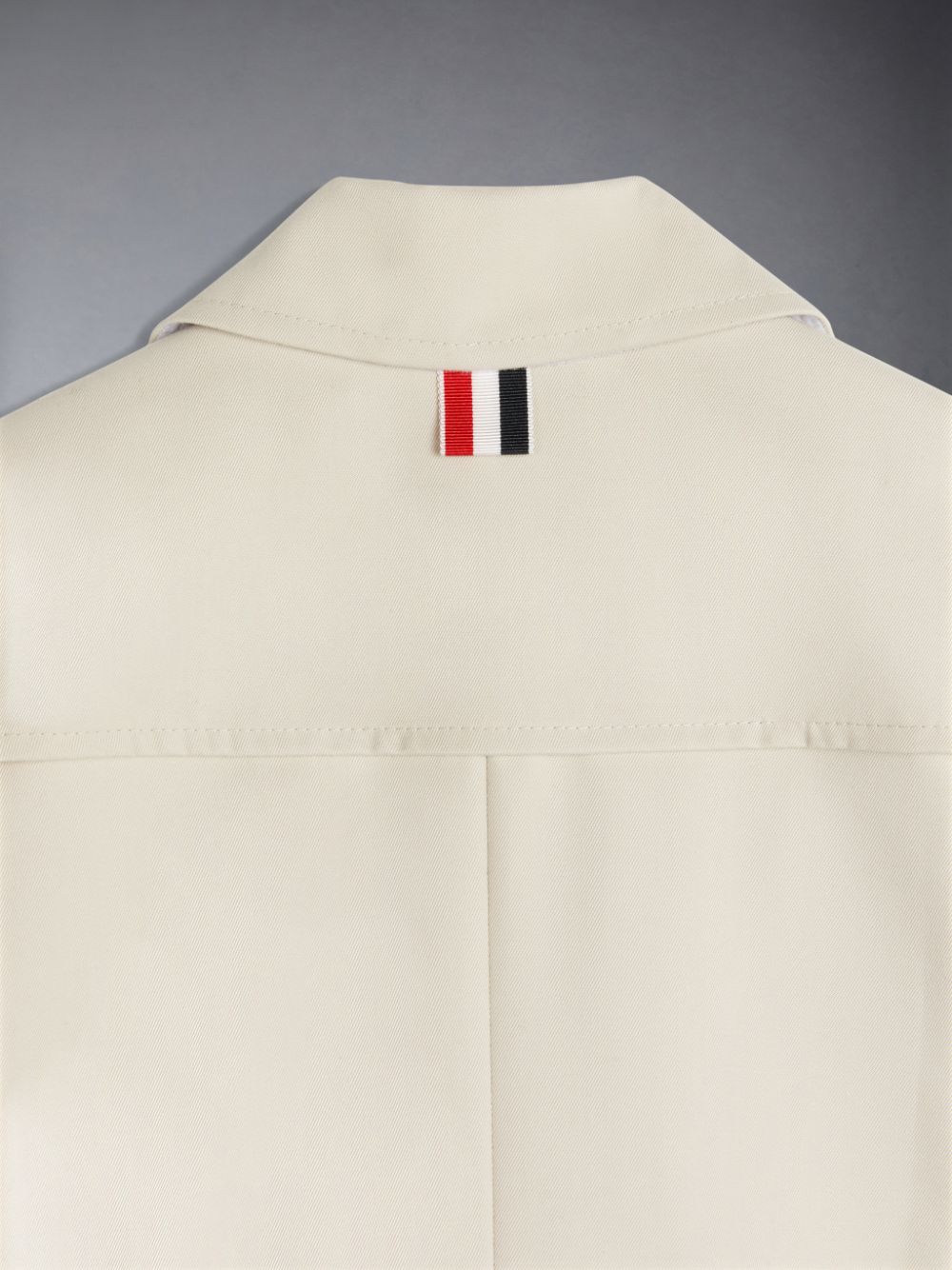 Abrigos Thom Browne Waterproof Cotton Twill Trench Niño Beige | EXI90O79921