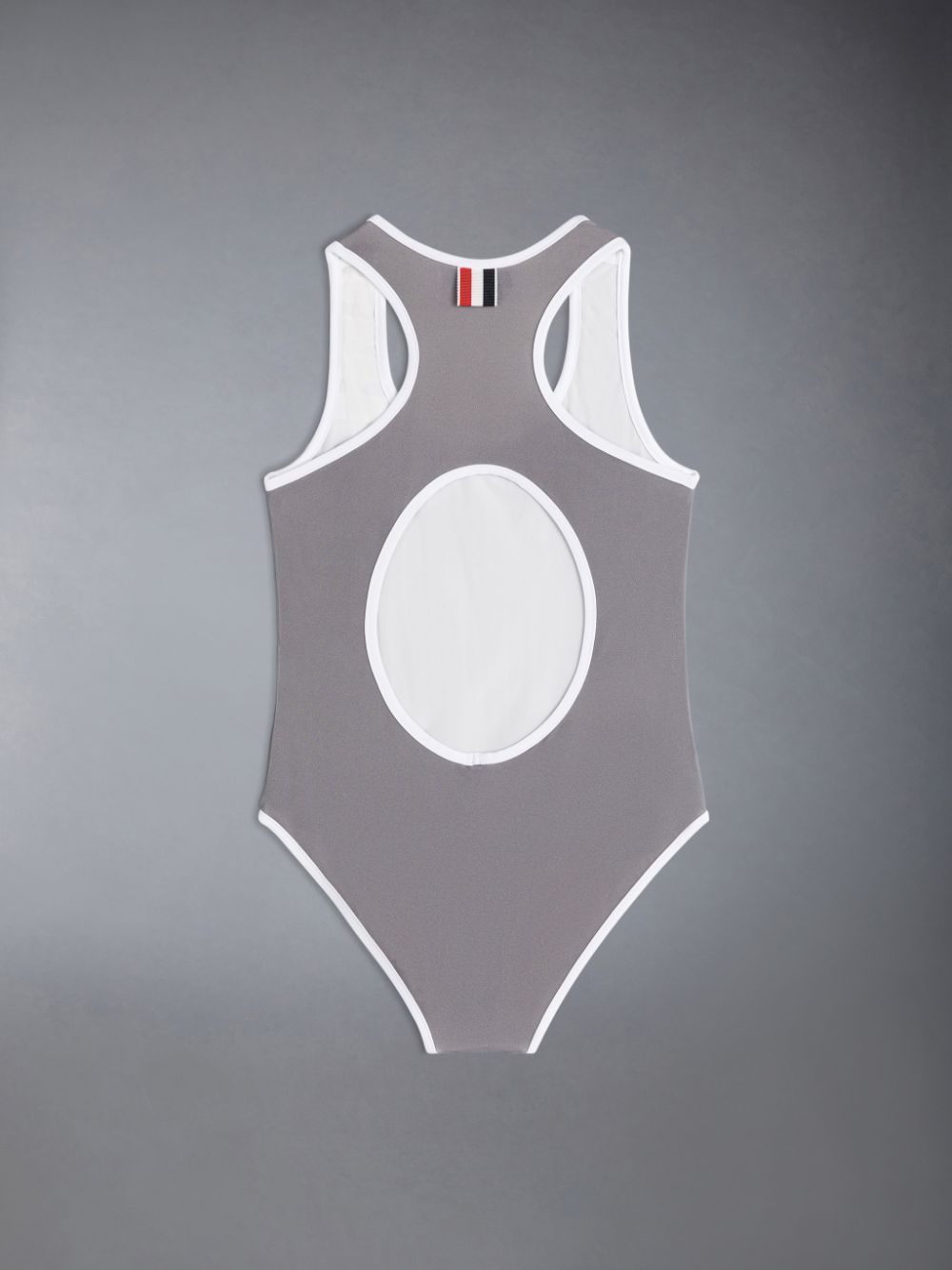 Bañadores Thom Browne Swim Tech 4-Bar One Piece Niña Gris | VWA79T19807