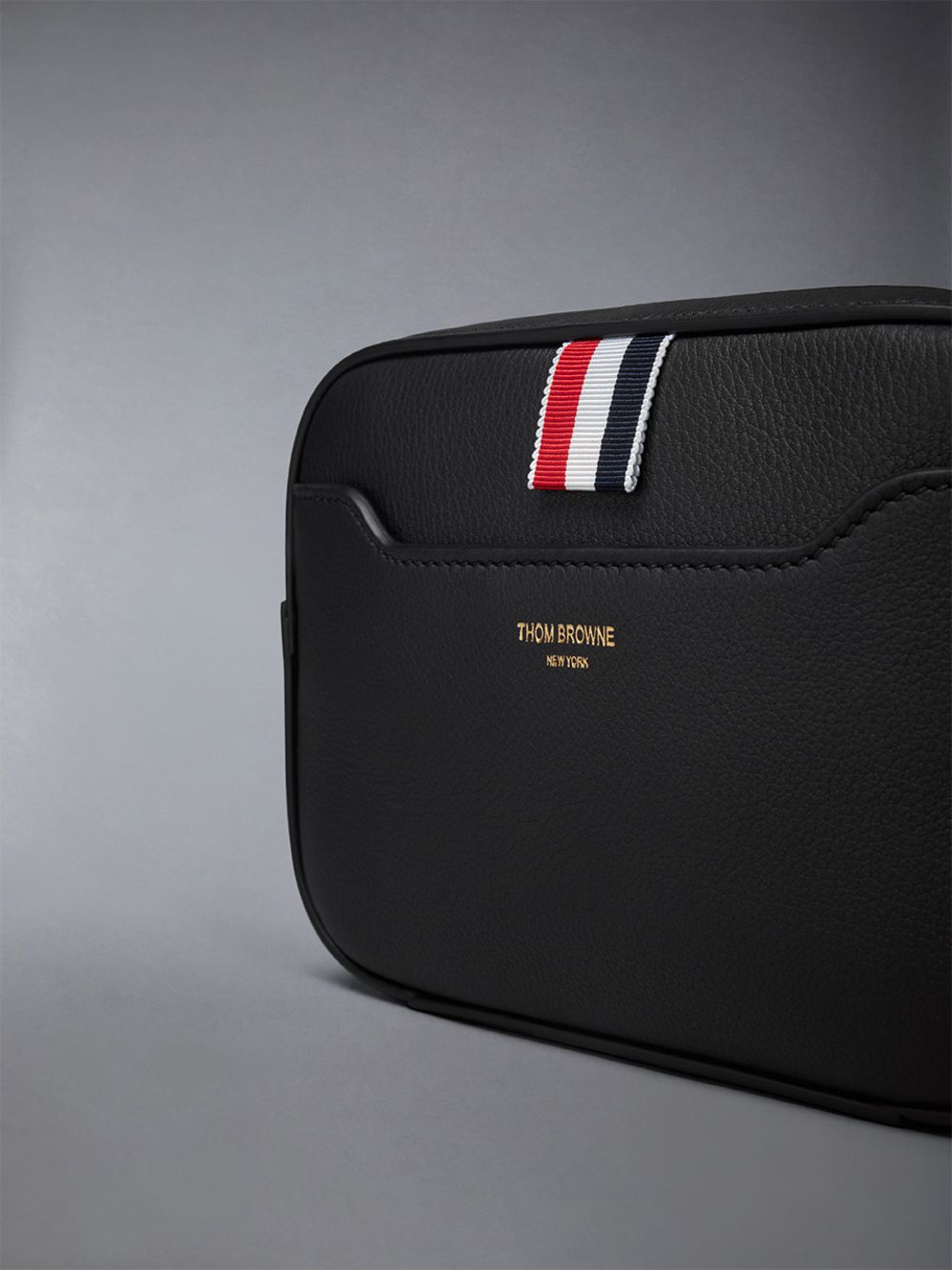 Bolsas De Herramientas Thom Browne Horizontal Camera in Smooth Calf Mujer Negras | FFQ10D72567