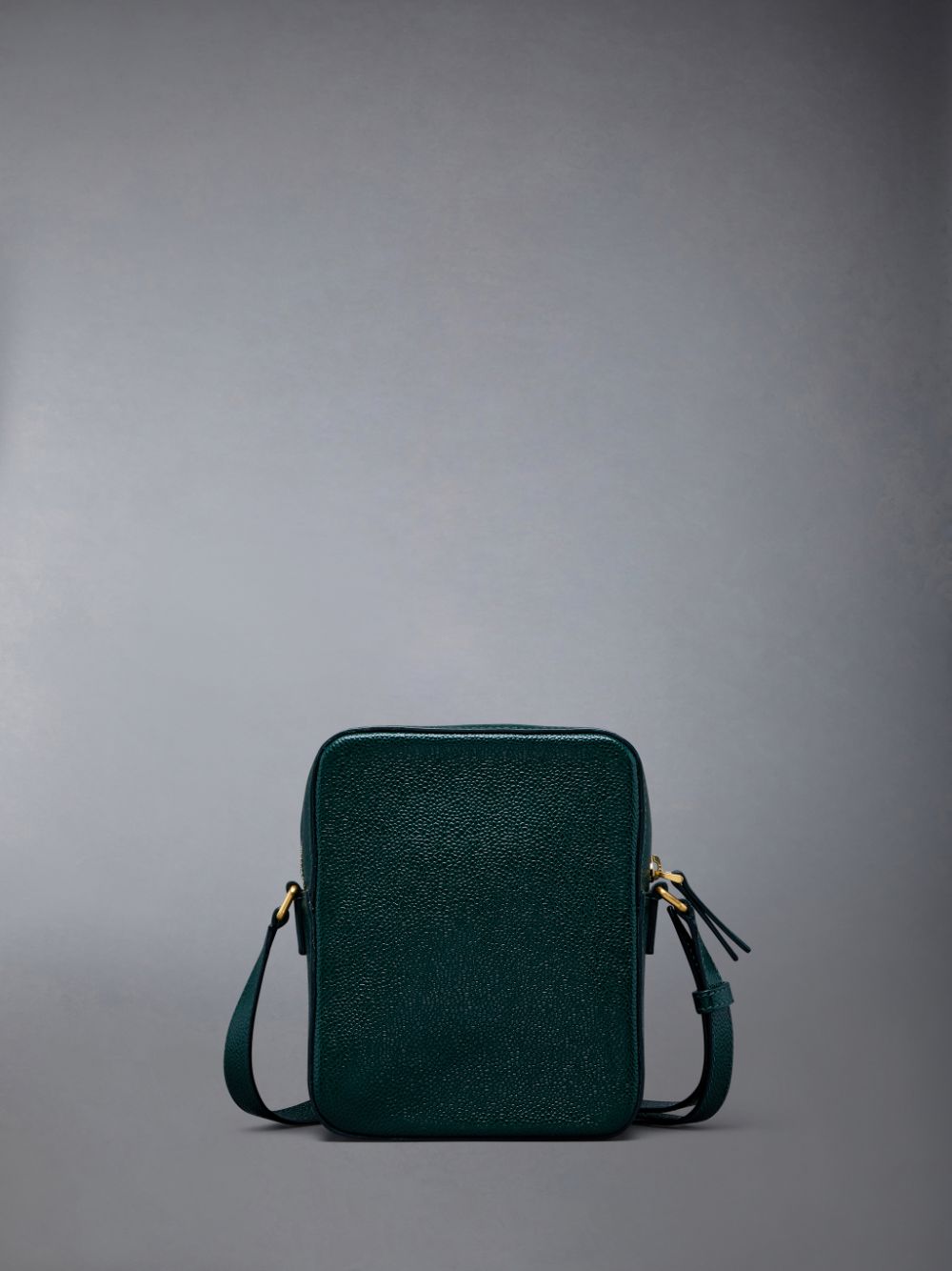 Bolsas De Herramientas Thom Browne Pebble Grain Leather Vertical Camera Mujer Verde | CMA65F95023