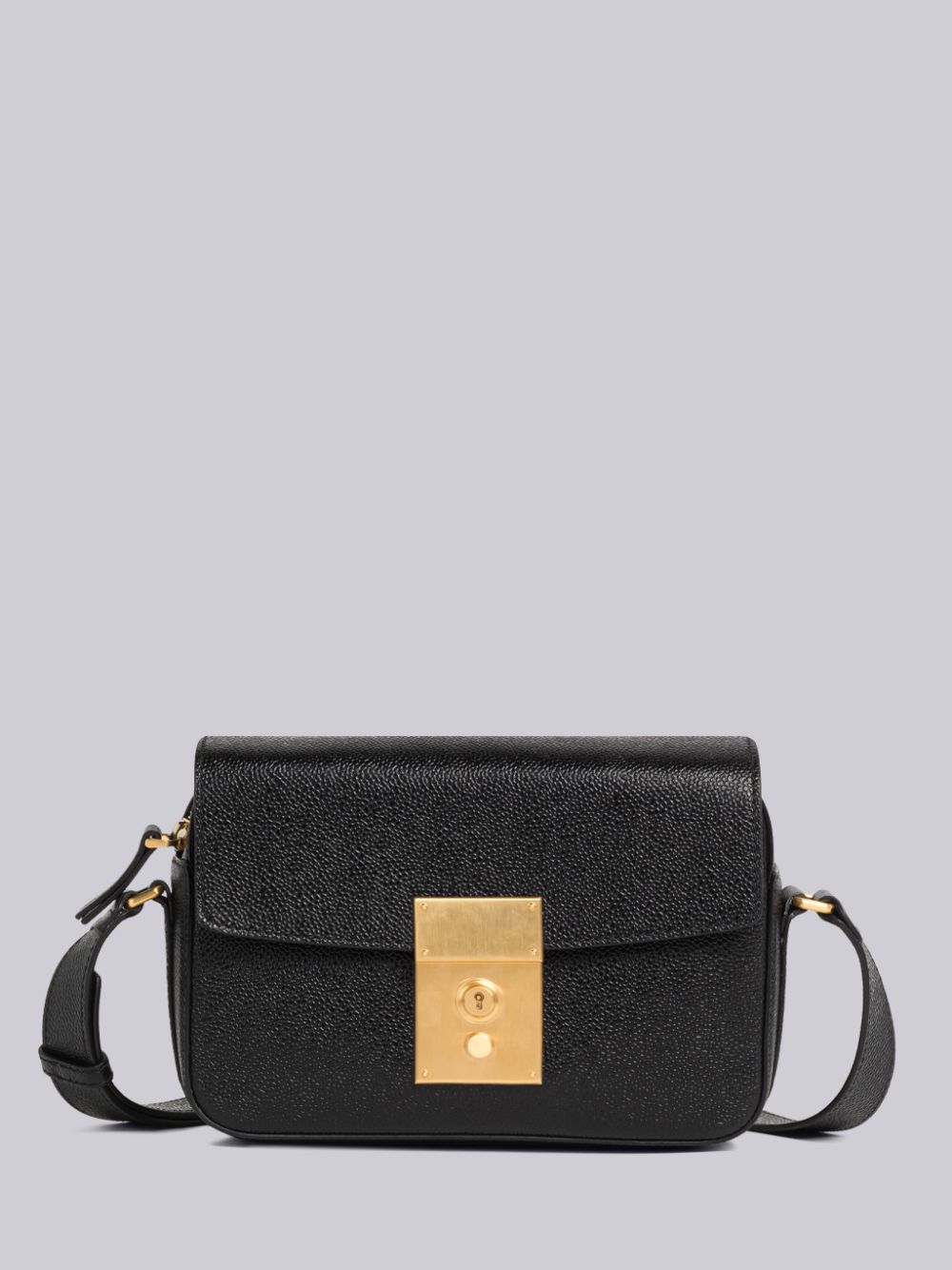 Bolsas De Herramientas Thom Browne Pebble Grain Leather Mr. Camera Mujer Negras | MAP80C12869