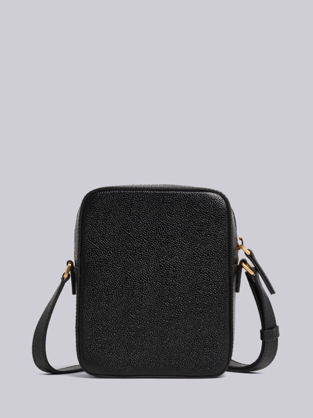 Bolsas De Herramientas Thom Browne Pebble Grain Leather Vertical Camera Mujer Negras | HBE59B52965
