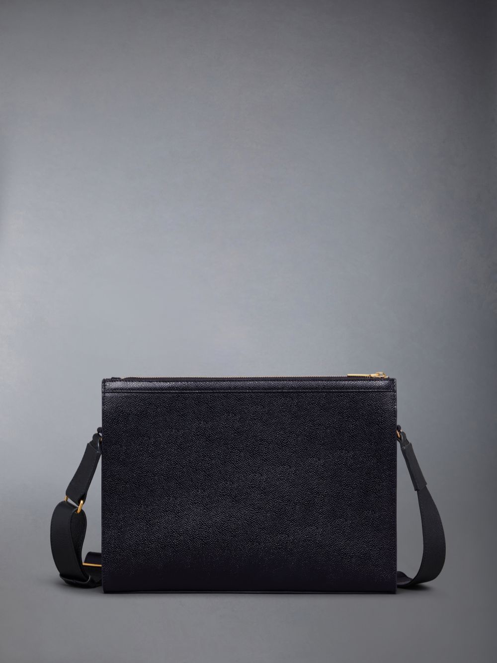 Bolsas Hombro Thom Browne Pebble Grain 4-Bar Document Holder Mujer Negras | EPD49Q40373
