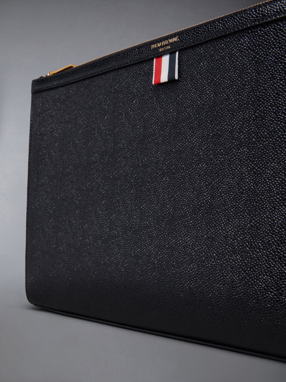 Bolsas Hombro Thom Browne Pebble Grain 4-Bar Document Holder Mujer Negras | EPD49Q40373