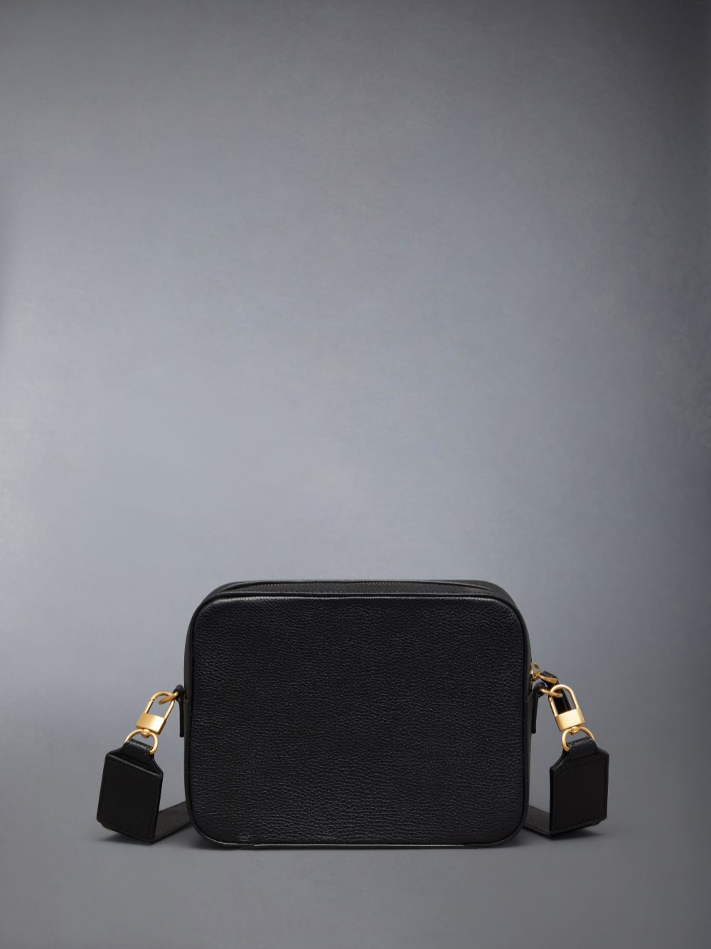 Bolsas Hombro Thom Browne Soft Pebble Grain 4-Bar Small Camera Hombre Negras | NXP46Y99419