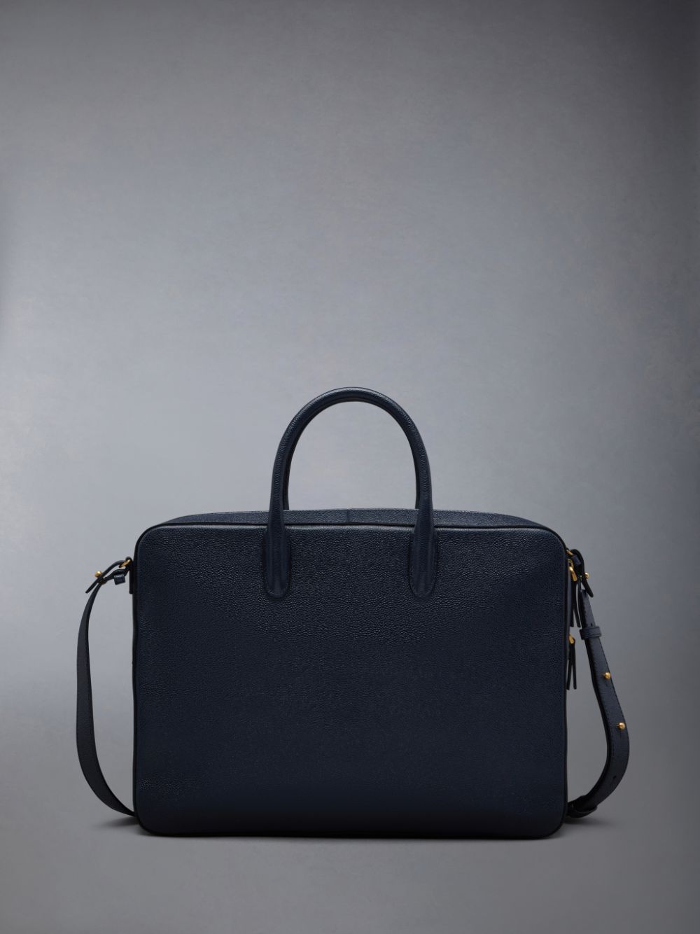 Bolsas de Negocios Thom Browne Pebble Grain Leather Mujer Azules | RBQ38E38466