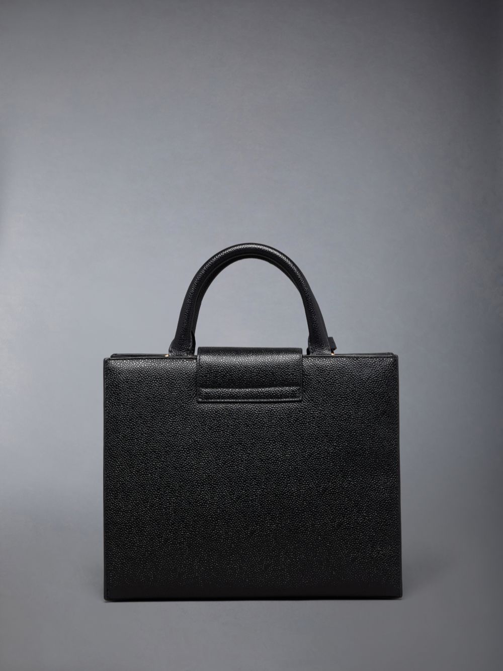 Bolso Tote Thom Browne Pebble Grain Small Mr. Mujer Negras | SLN57X56893
