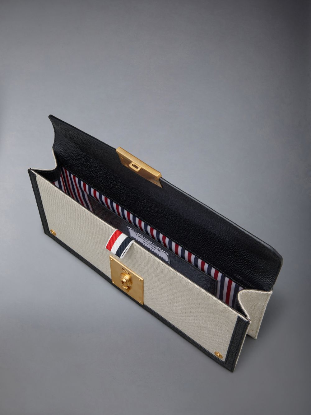 Bolsos De Mano Thom Browne Cotton Canvas Mrs.uette Mujer Beige | DDP54N04452