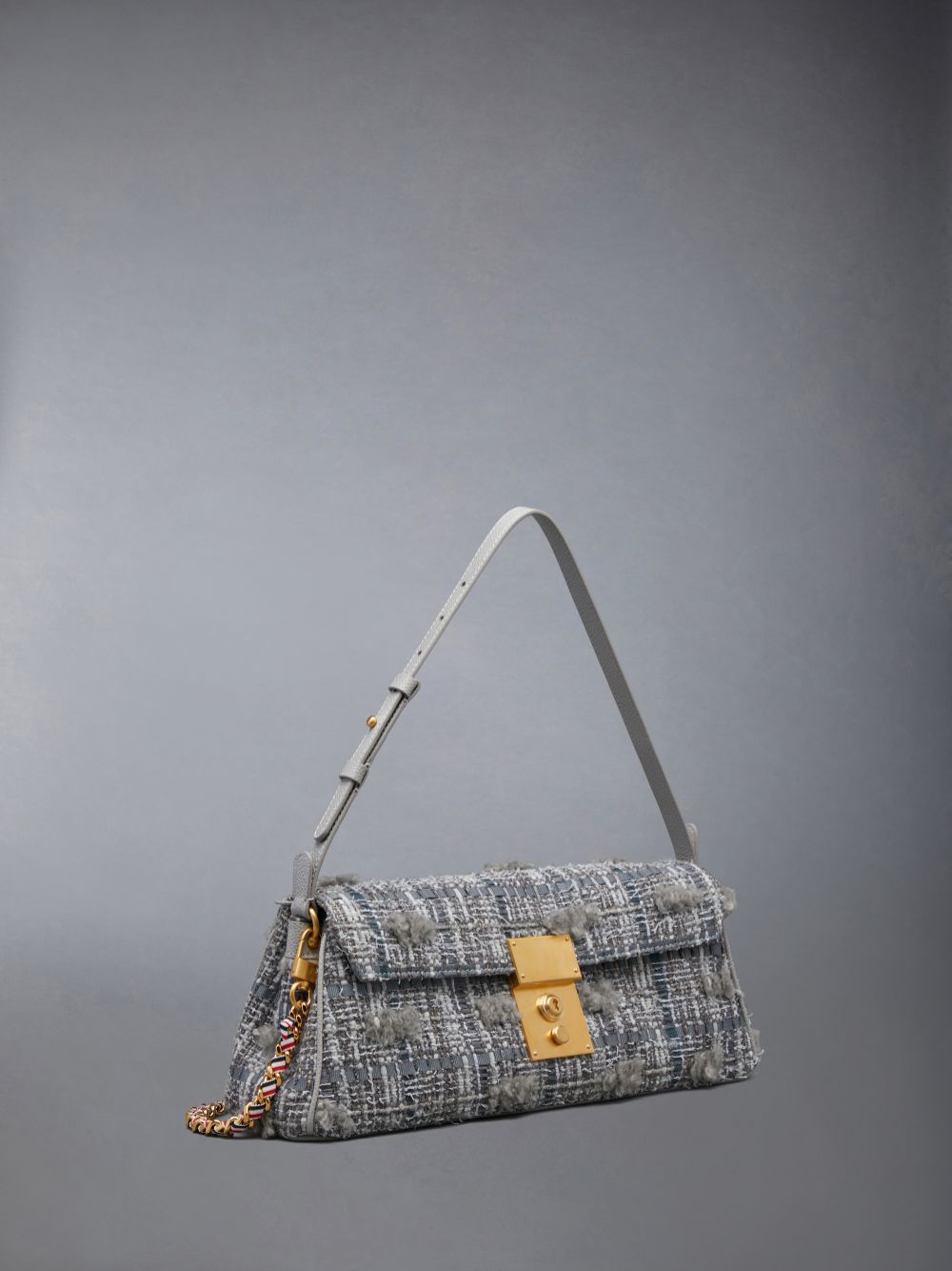 Bolsos De Mano Thom Browne Tweed Mrs.uette Mujer Gris | ZUV95F80206