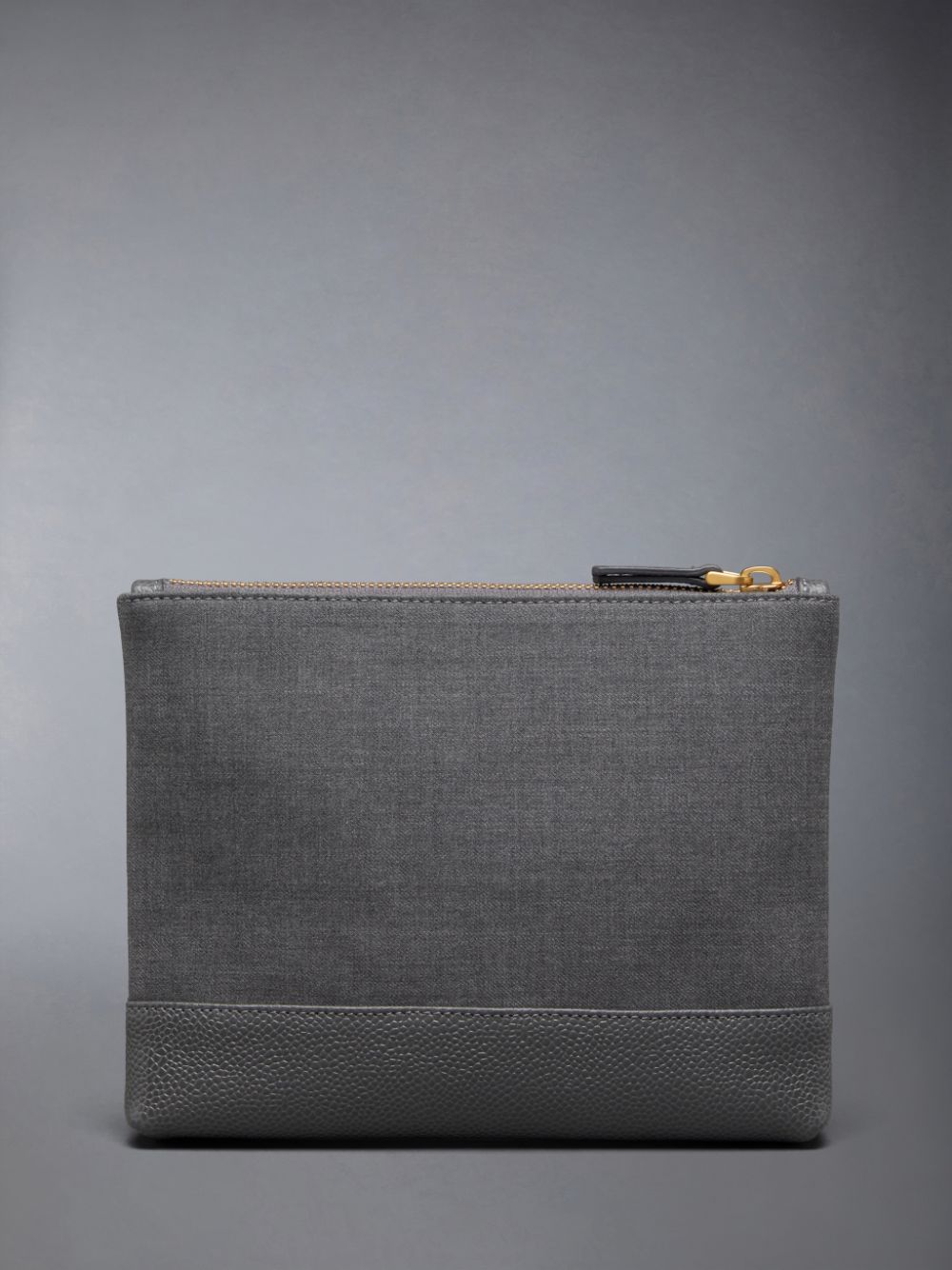 Bolsos De Mano Thom Browne Wool 4-Bar Mujer Gris | PIT67K77713