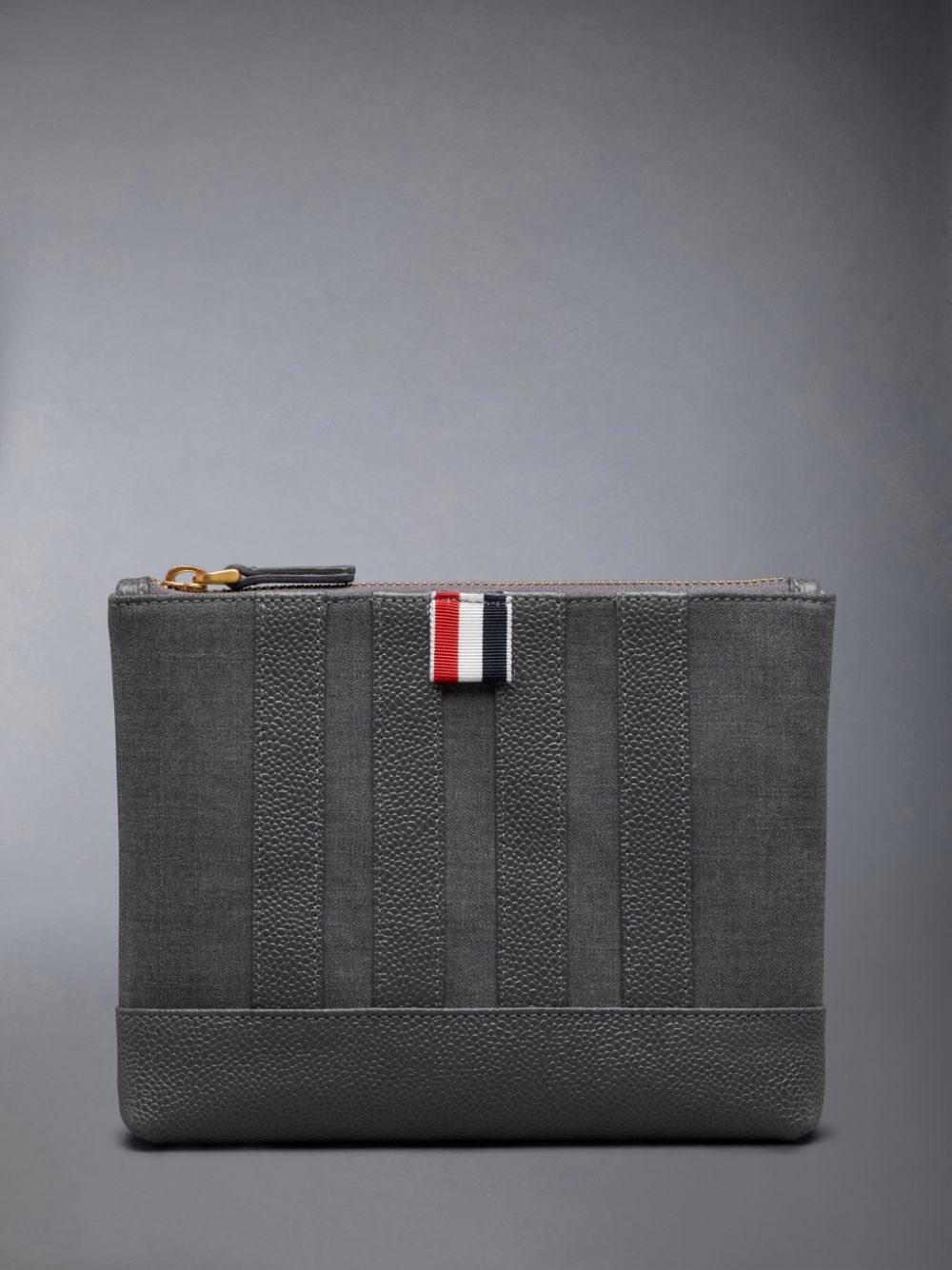 Bolsos De Mano Thom Browne Wool 4-Bar Mujer Gris | PIT67K77713