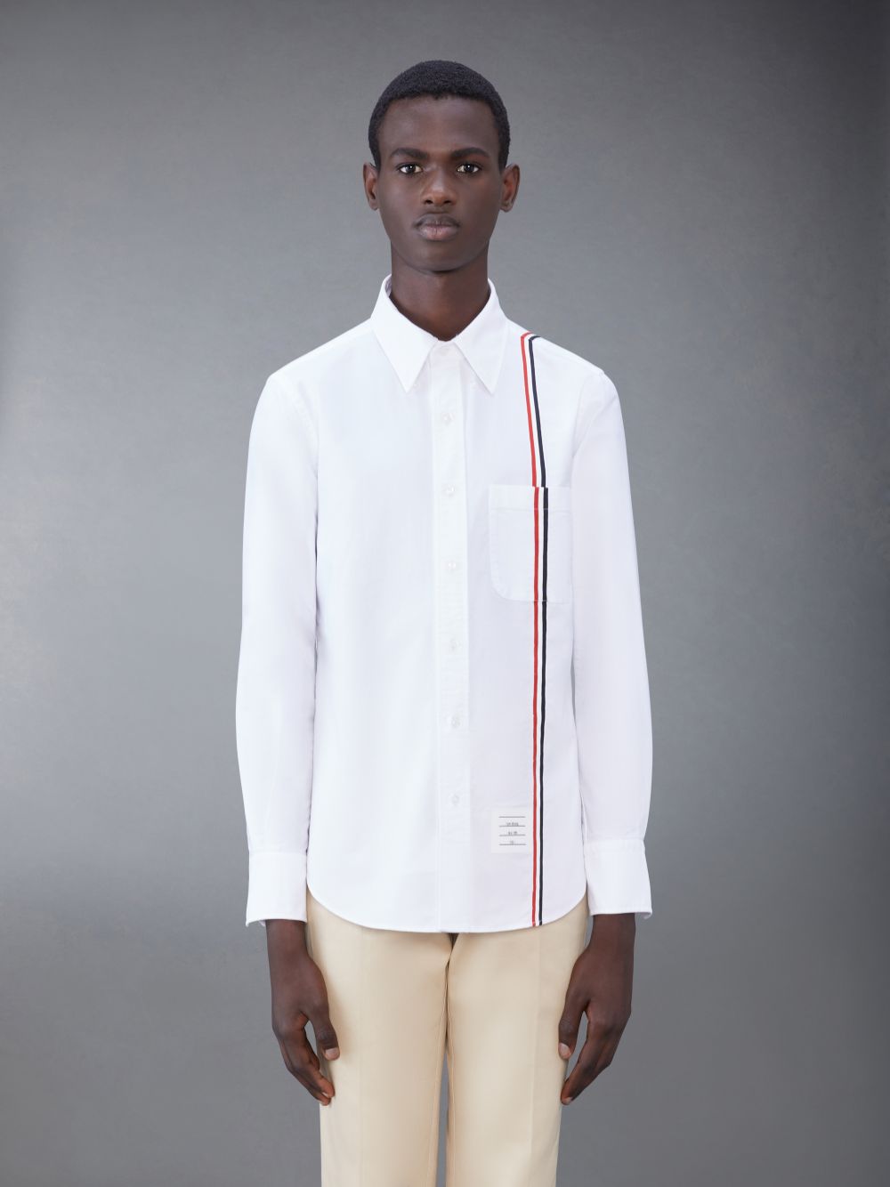 Camisas Thom Browne Cotton Oxford Hombre Blancas | DKD88O13765