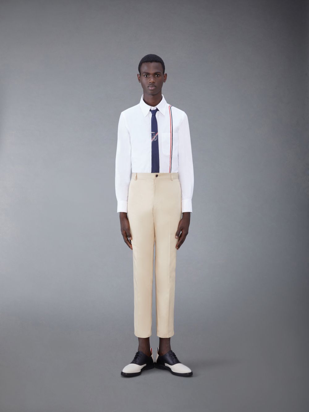 Camisas Thom Browne Cotton Oxford Hombre Blancas | DKD88O13765