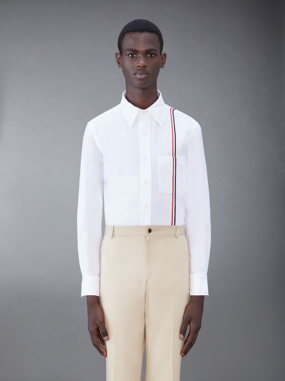 Camisas Thom Browne Cotton Oxford Hombre Blancas | DKD88O13765
