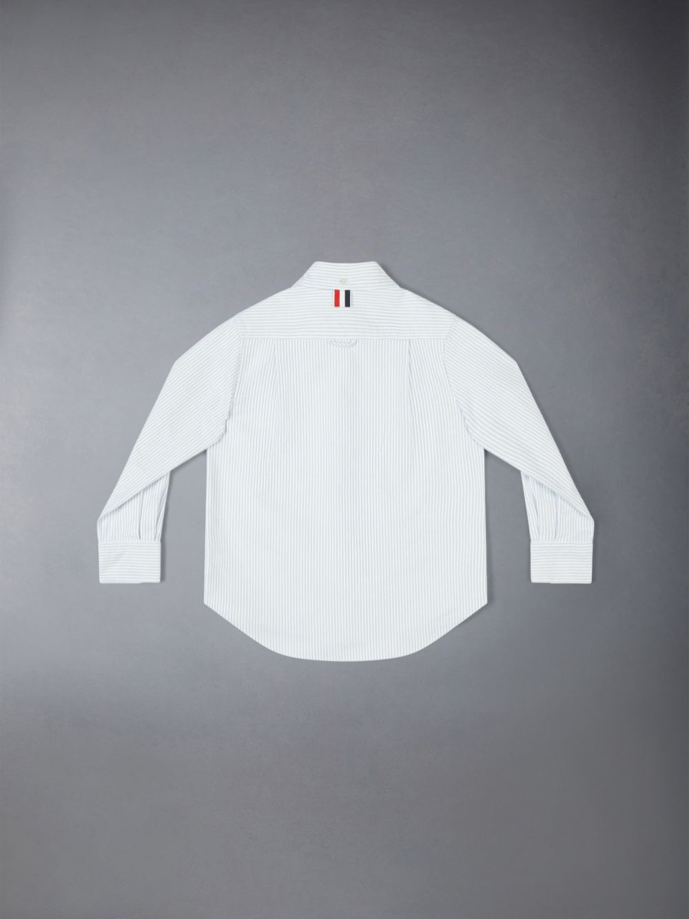 Camisas Thom Browne Medium Cotton Oxford University Stripe Classic Niño Gris | YMF49X67196