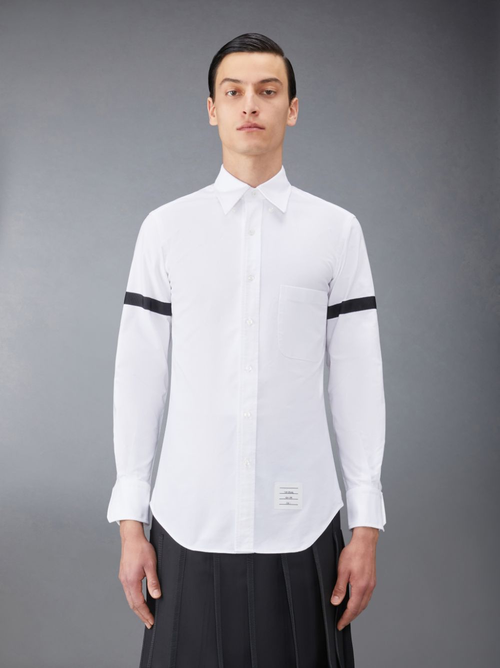 Camisas Thom Browne Oxford Armband Hombre Blancas | VCN93F91549