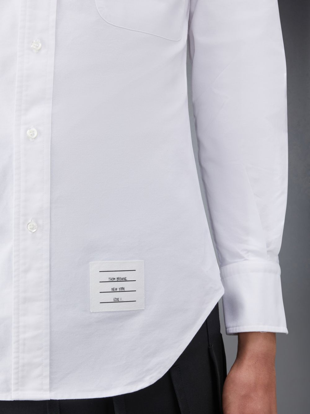 Camisas Thom Browne Oxford Armband Hombre Blancas | VCN93F91549