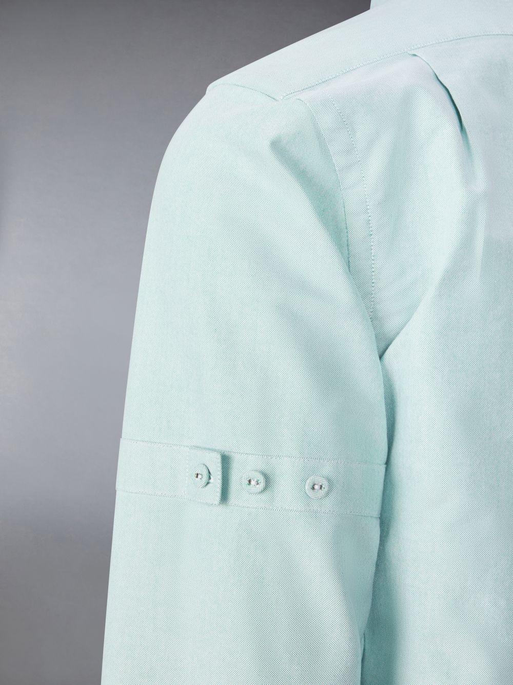 Camisas Thom Browne Oxford Armband Hombre Verde | ACA23N87105