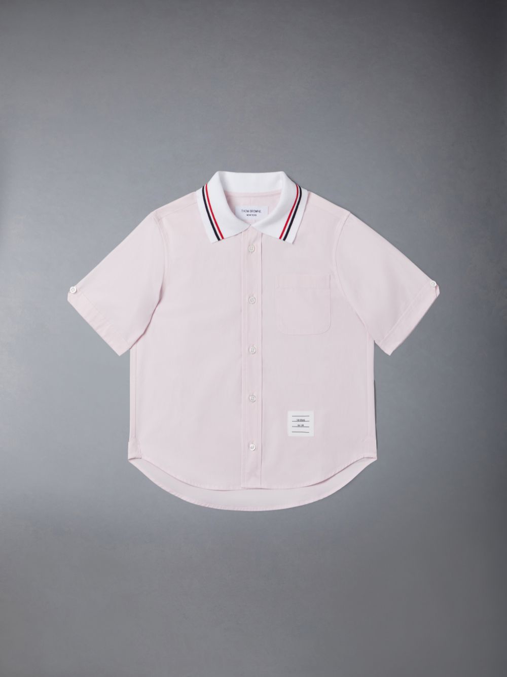 Camisas Thom Browne Solid Poplin Polo Niña Rosas | CMP49D73288