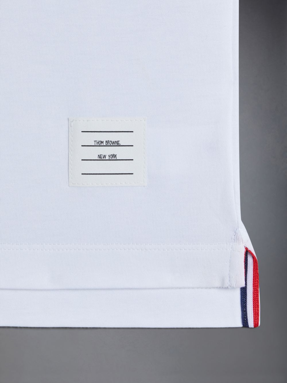 Camiseta Thom Browne Cotton Hector Niño Blancas | DXX52C99683