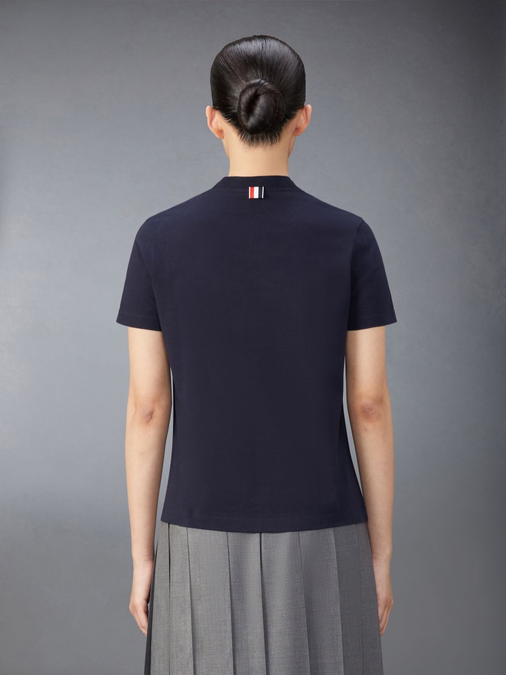 Camiseta Thom Browne Jersey Rose Mujer Azules | FSM21B91575
