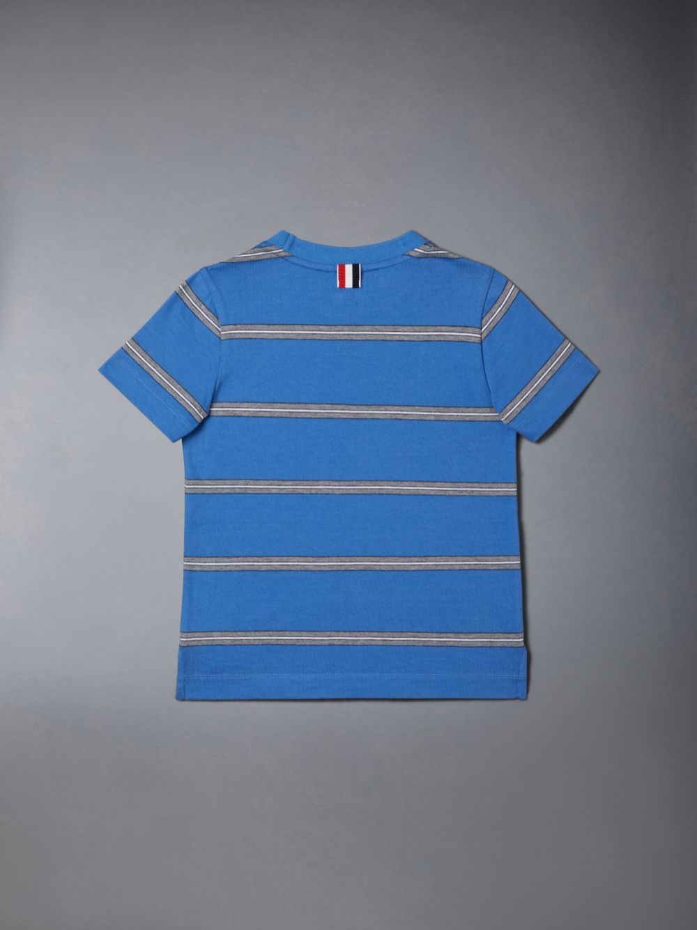 Camiseta Thom Browne Mid Weight Jersey Striped Niño Azules | JCY30Z62739