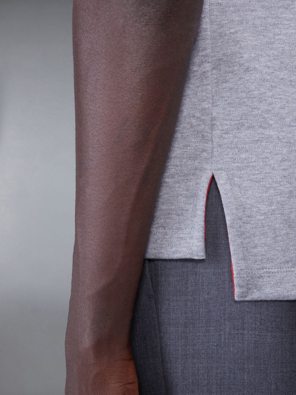 Camiseta Thom Browne Oversized Short Sleeve Pocket Hombre Gris | TLP91O93873