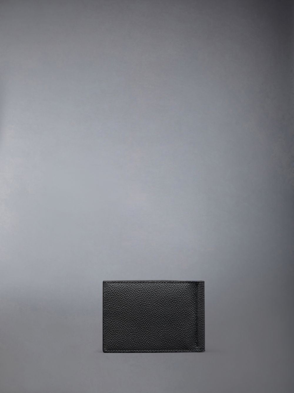 Carteras Thom Browne Pebble Grain Leather Money Clip Hombre Gris | ESV51K57244