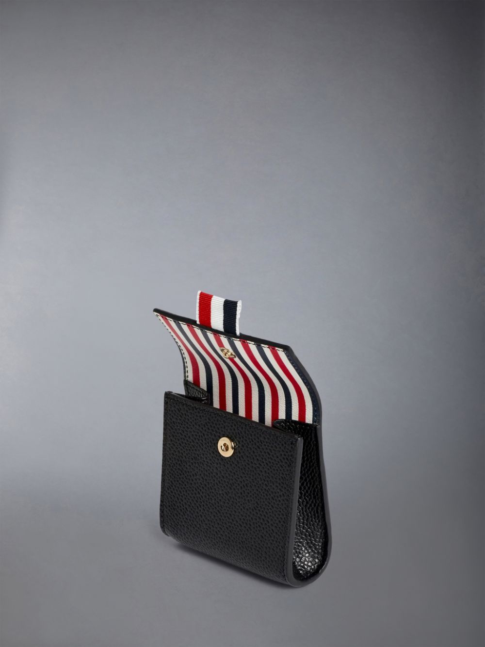 Carteras Thom Browne leather coin purse Mujer Negras | UPJ38G53867