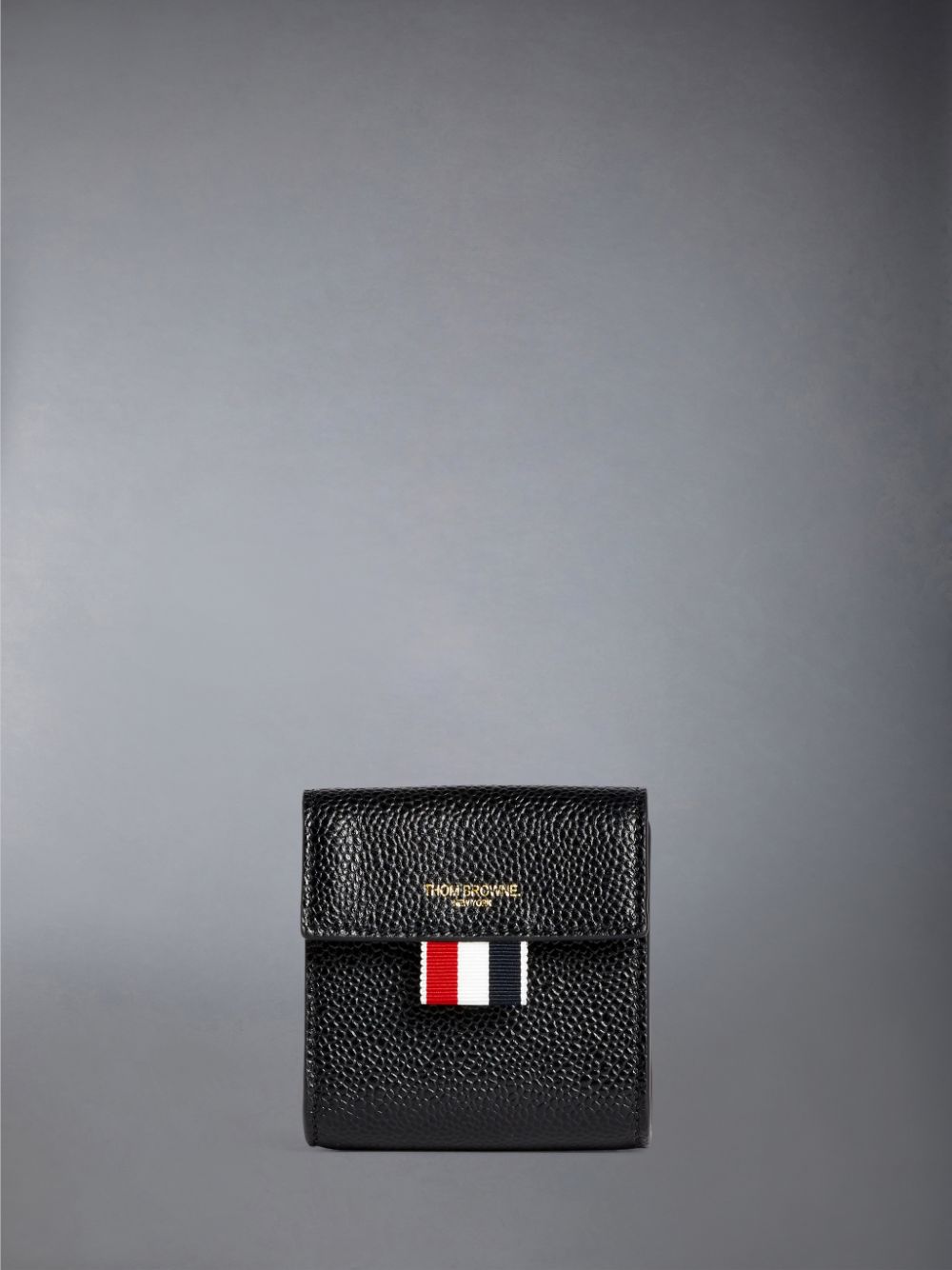 Carteras Thom Browne leather coin purse Mujer Negras | UPJ38G53867