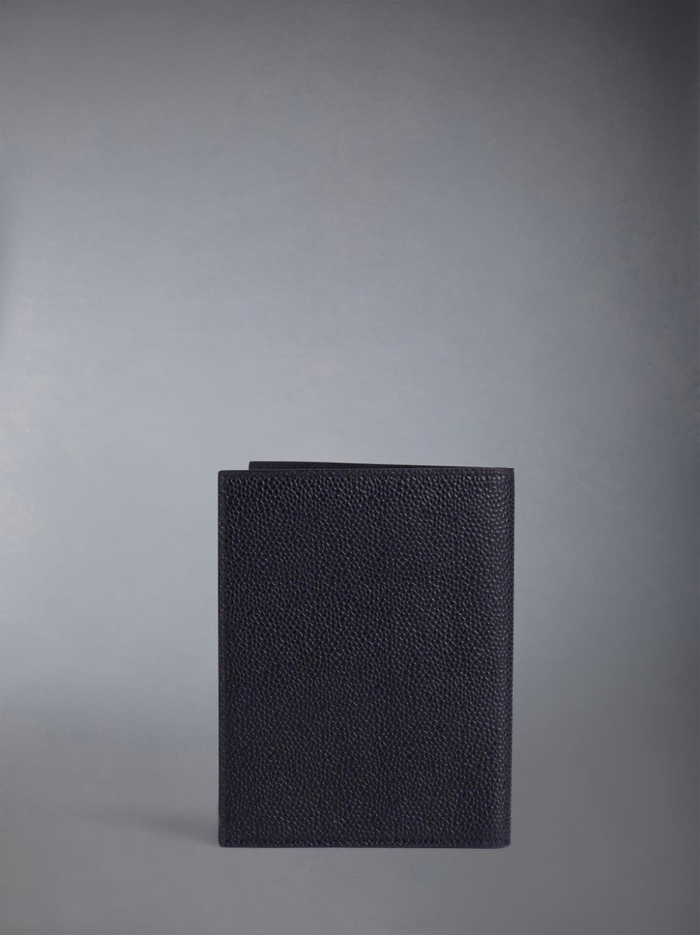 Carteras Thom Browne pebbled-leather passport holder Mujer Negras | UKC23Y68103