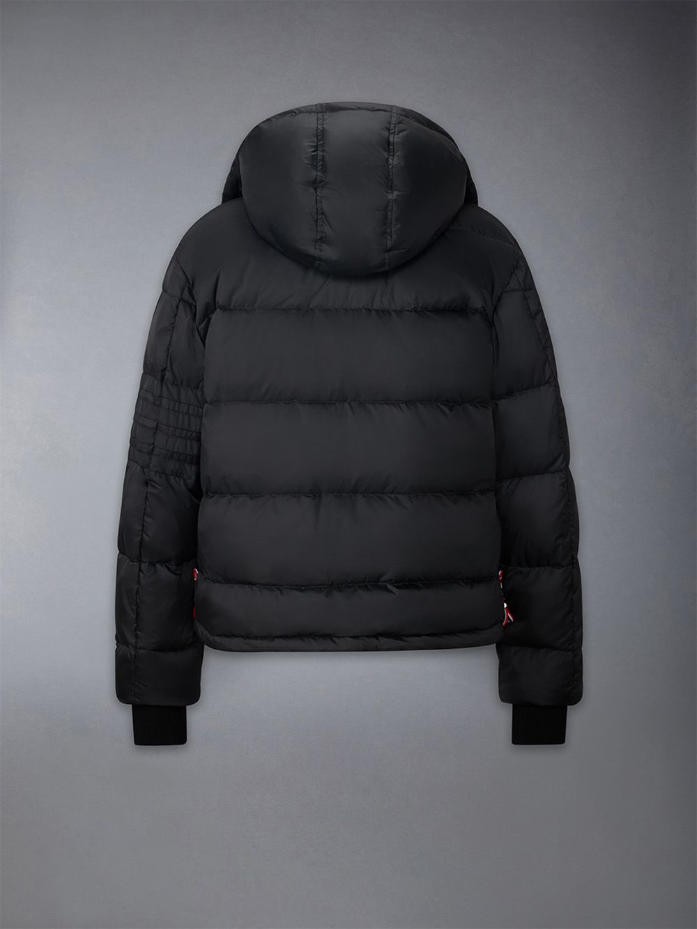 Chaquetas Thom Browne Downfilled 4-bar Hooded Bomber Hombre Negras | KPU93J16174