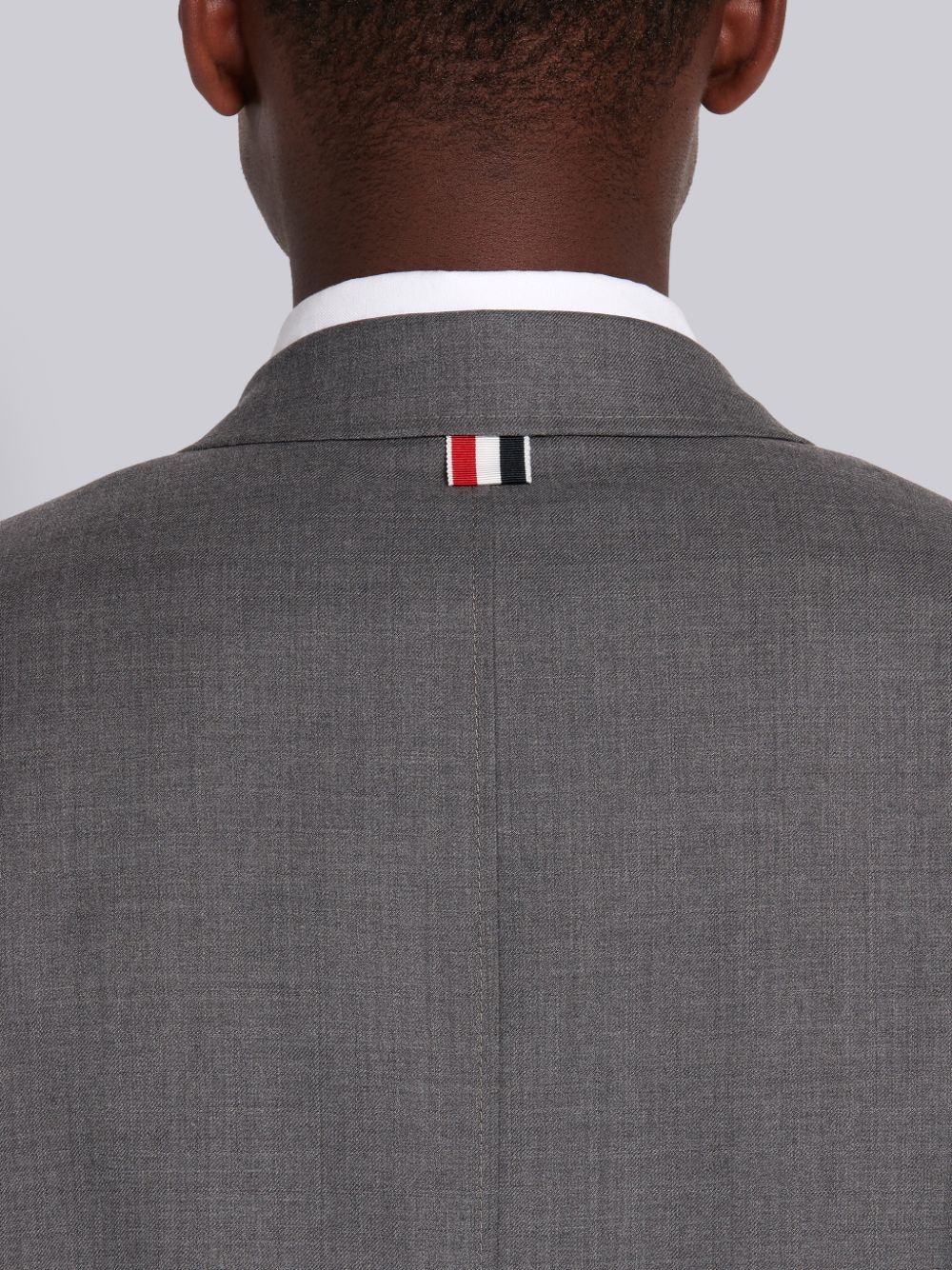 Chaquetas Thom Browne Medium Super 120s Wool Twill Sack Hombre Gris | QPS05X71947